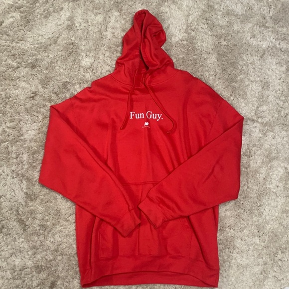 FUN GUY. NEW BALANCE HOODIE - Picture 1 of 3